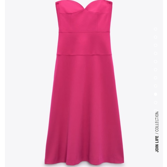 Zara Bustier Midi Dress - Picture 13 of 16